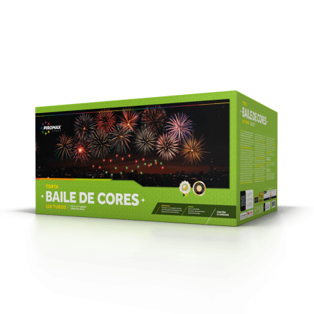 Torta baile de cores